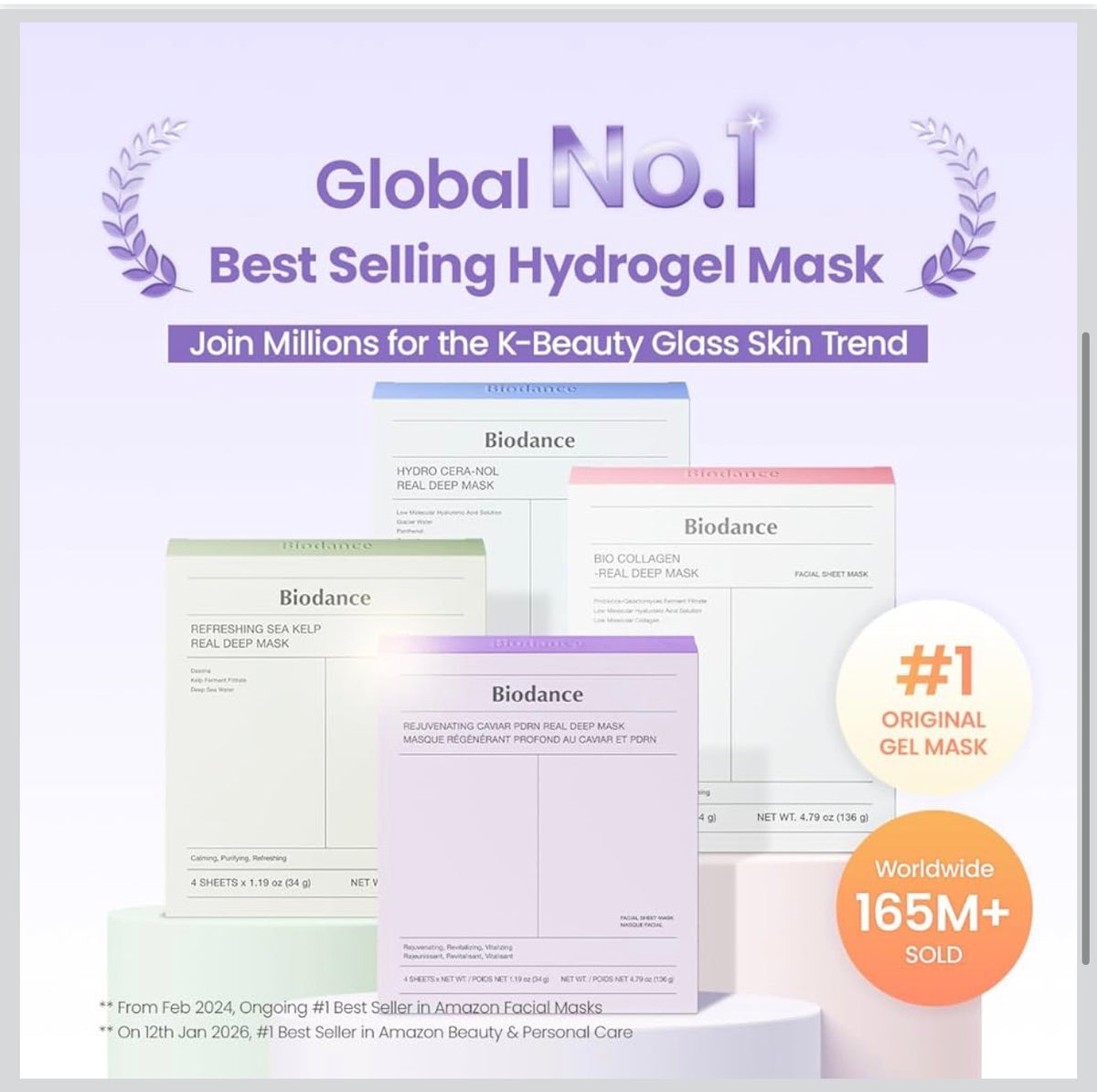 Rejuvenating Hydrogel Face Mask VIP